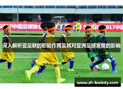 深入解析亚足联的职能作用及其对亚洲足球发展的影响
