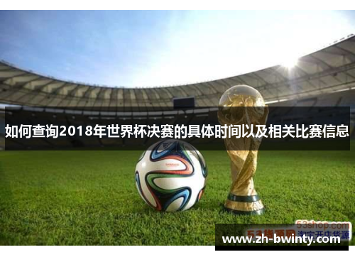 如何查询2018年世界杯决赛的具体时间以及相关比赛信息